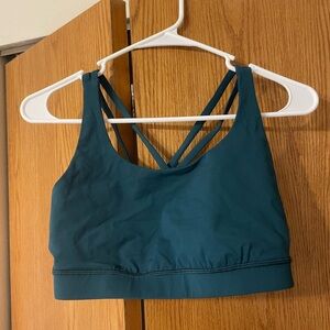 Lululemon Energy Bra in size 8 and color: Dark Teal